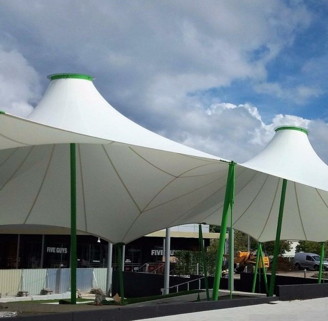 Foto Two Cons Tents – Five Guys Makassar di Five Guys, Makassar — RESTAURANT (foto 3) oleh Master Membran