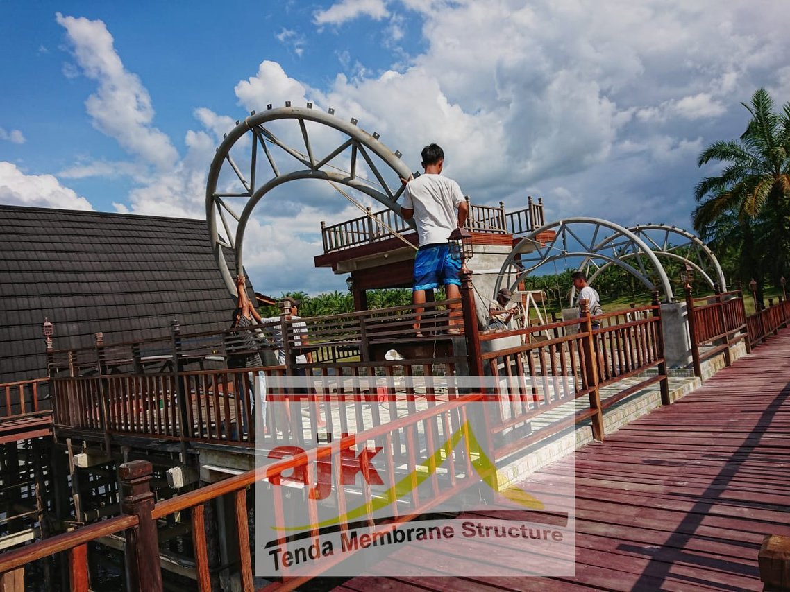 Foto Resort Tent – Muara Takus Riau di Muara Takus, Riau — RESORT (foto 2) oleh Master Membran