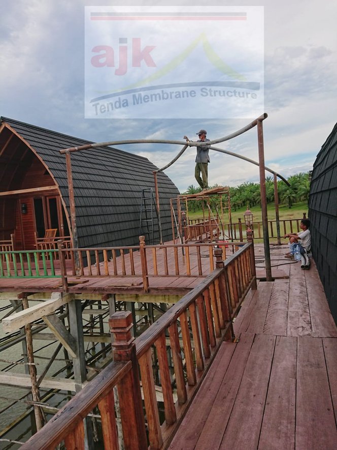 Foto Resort Tent – Muara Takus Riau di Muara Takus, Riau — RESORT (foto 3) oleh Master Membran