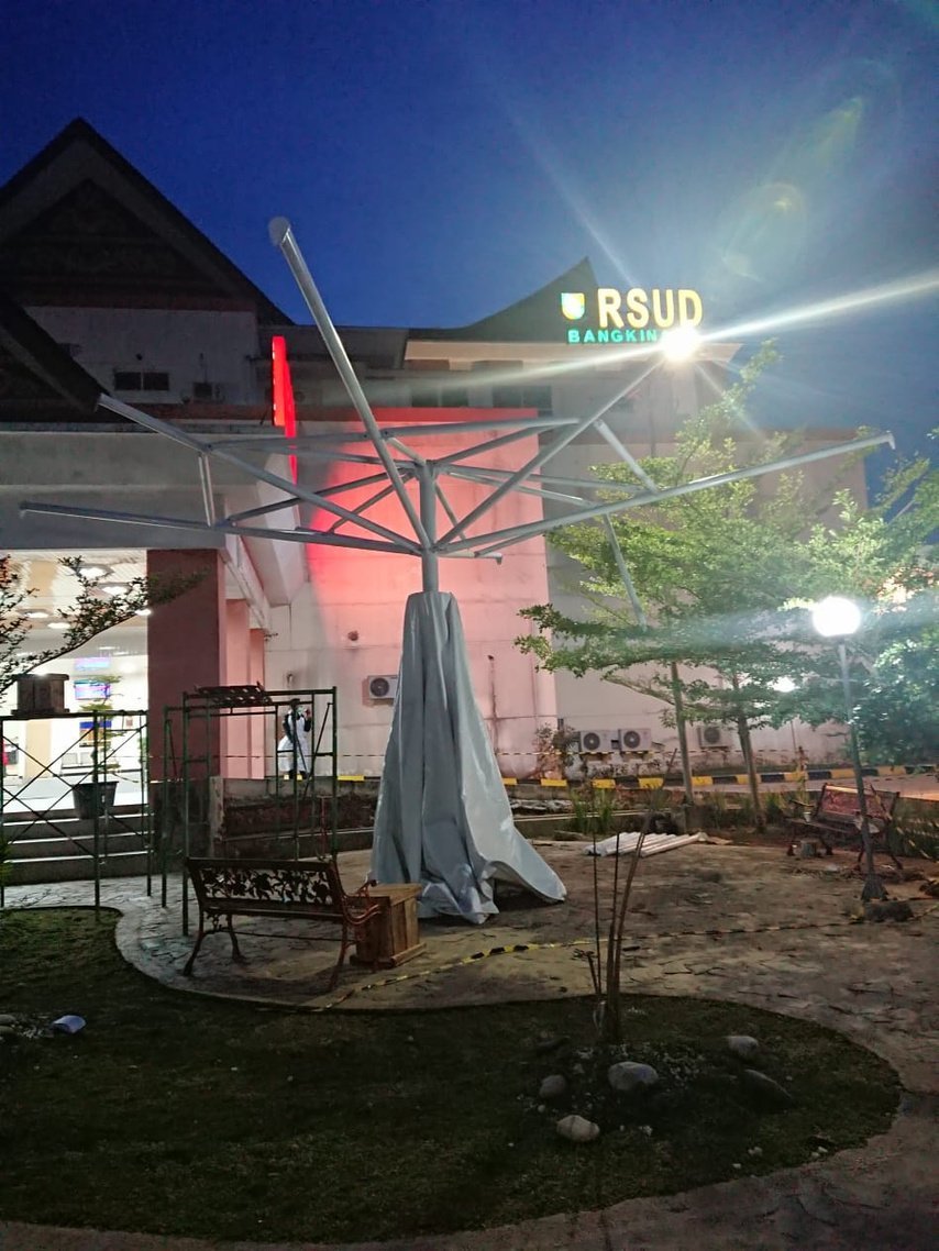 Foto Car Parking Ambulance – RSUD Bangkinang di RSUD Bangkinang, Riau — HOSPITAL (foto 1) oleh Master Membran