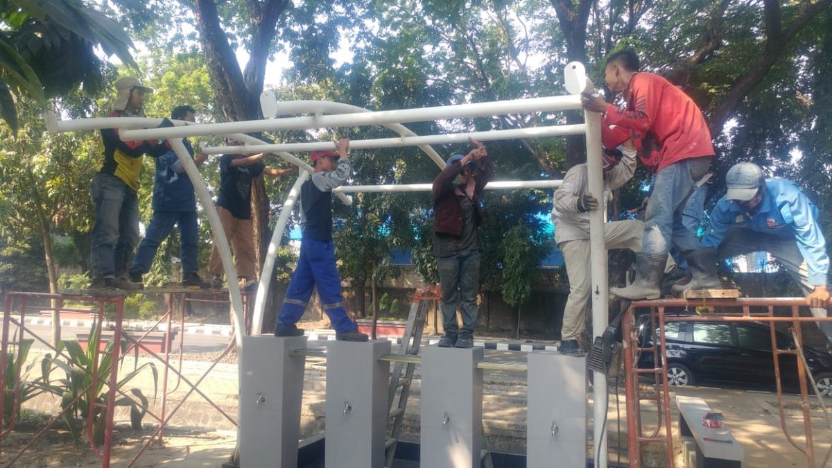 Foto Tempat Wudhu – Masjid Krakatau Steel di Masjid Krakatau Steel, Banten — WORSHIP (foto 1) oleh Master Membran