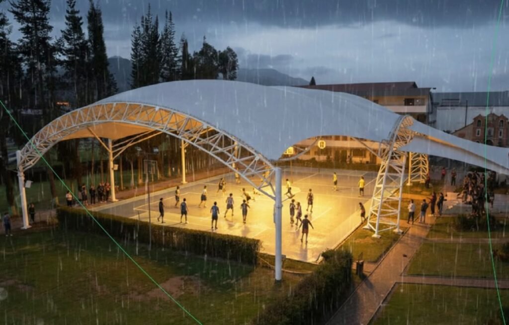 Atap Lapangan Olahraga - ACS International School Serpong (foto 3)
