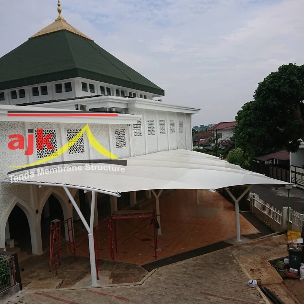 Kanopi Pelataran - Masjid Tanah Kusir (foto 2)