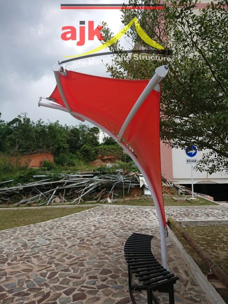 Payung Membrane Warna-warni - RSUD Bangkinang (foto 2)