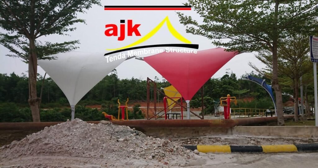 Payung Membrane Warna-warni - RSUD Bangkinang (foto 3)