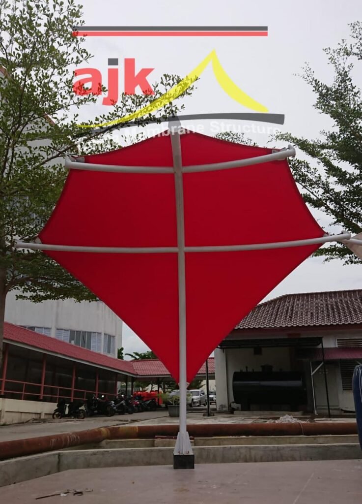 Payung Membrane Warna-warni - RSUD Bangkinang (foto 4)