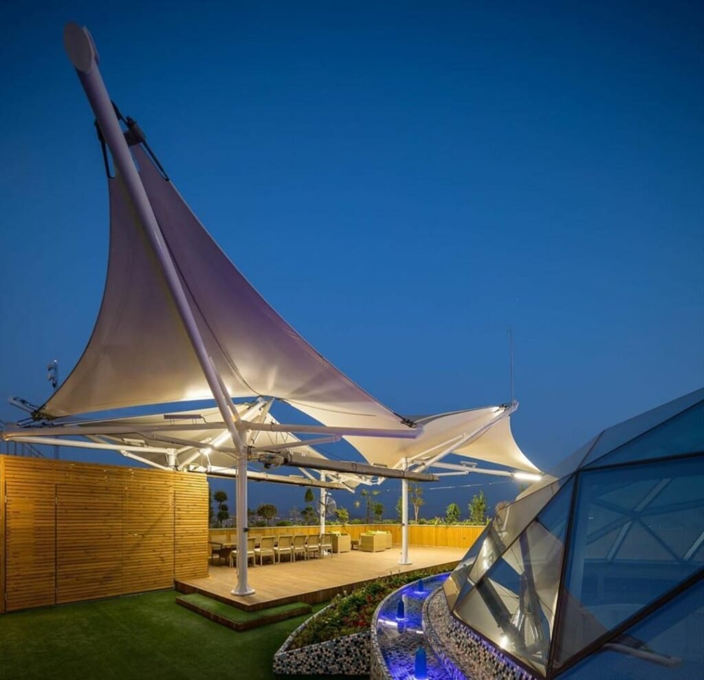 Tensile Membrane Rooftop - Guest House Serpong (foto 1)