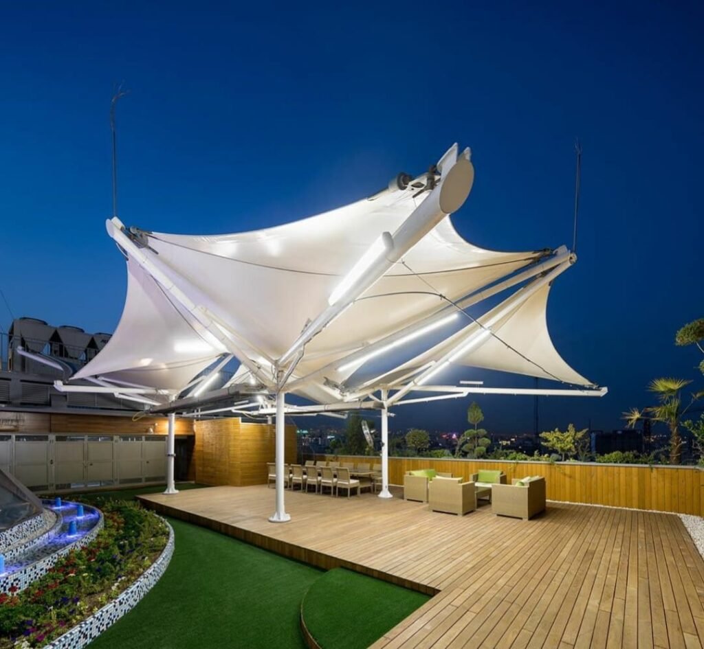 Tensile Membrane Rooftop - Guest House Serpong (foto 2)