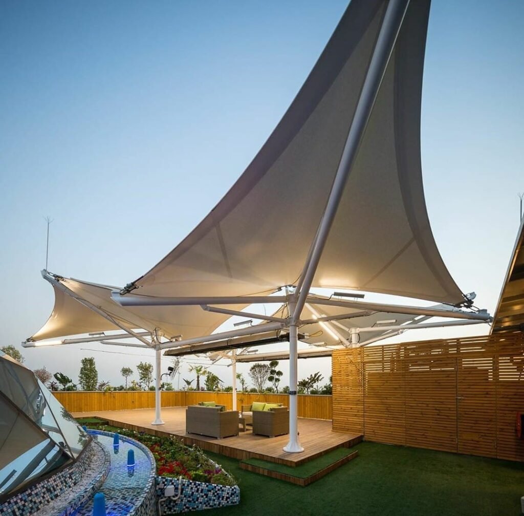 Tensile Membrane Rooftop - Guest House Serpong (foto 3)